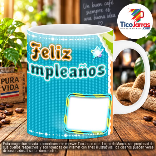 Feliz día de Cumpleaños, Imagen y texto