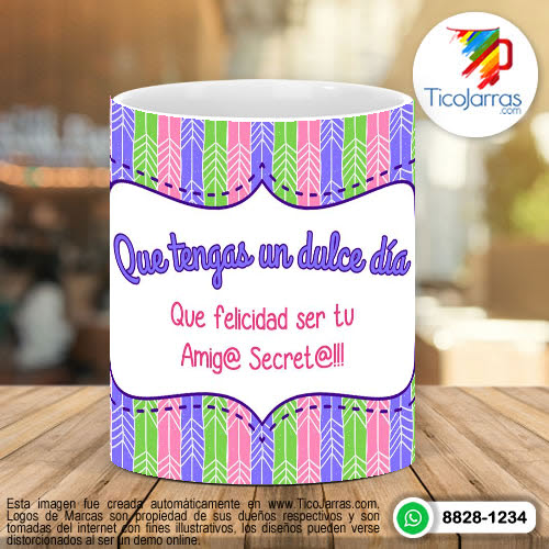 Tazas Personalizadas Amiga secreta