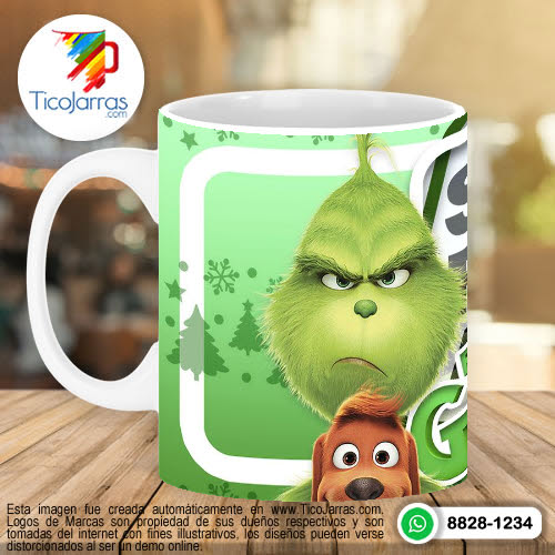 Jarras Personalizadas El Grinch