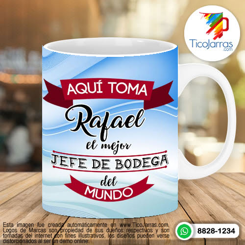 Tazas Personalizadas en Costa Rica Aquí Toma el Mejor Jefe de Bodega