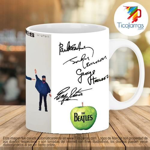 Tazas Personalizadas en Costa Rica Jarra Personalizada The Beatles HELP