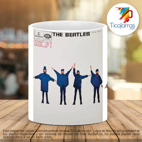 Tazas Personalizadas Jarra Personalizada The Beatles HELP