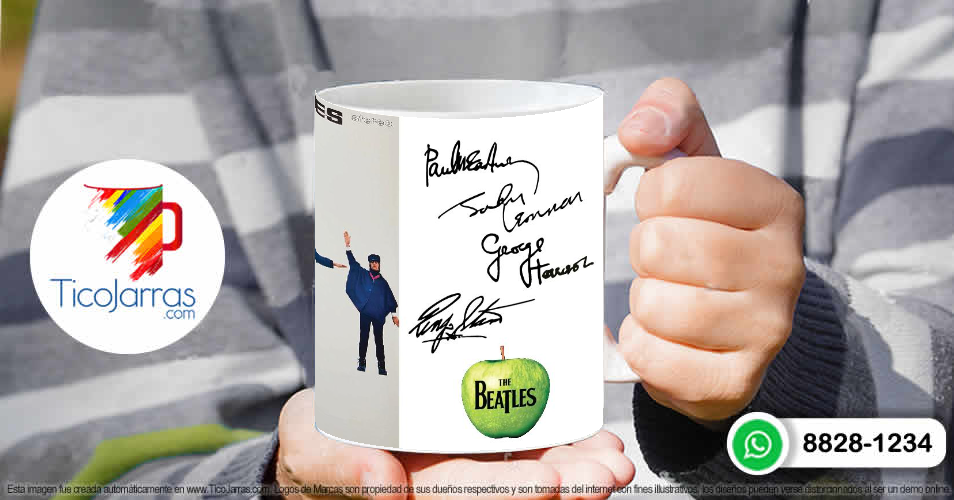 Tazas Personalizadas en Costa Rica Jarra Personalizada The Beatles HELP