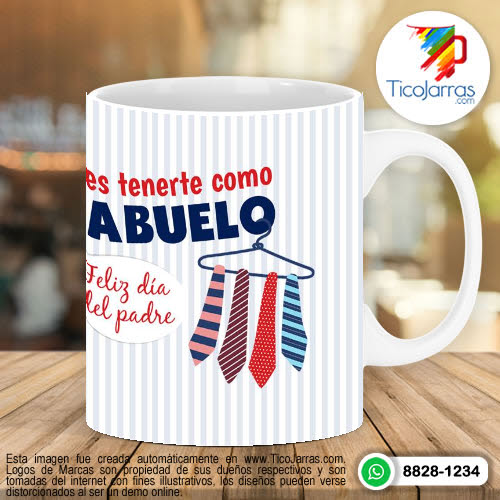 Tazas Personalizadas en Costa Rica Feliz Día del Padre