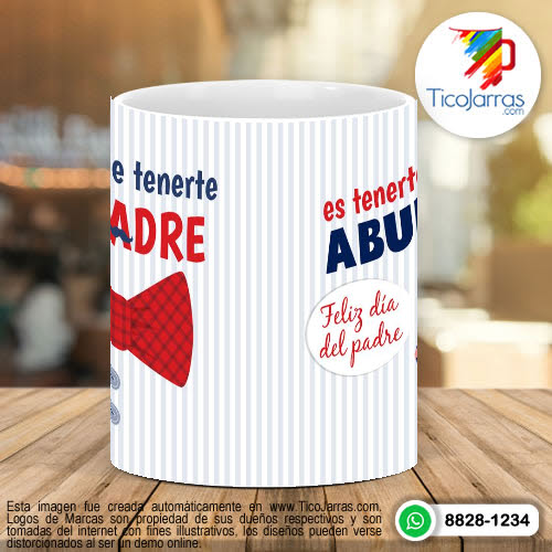 Tazas Personalizadas Feliz Día del Padre