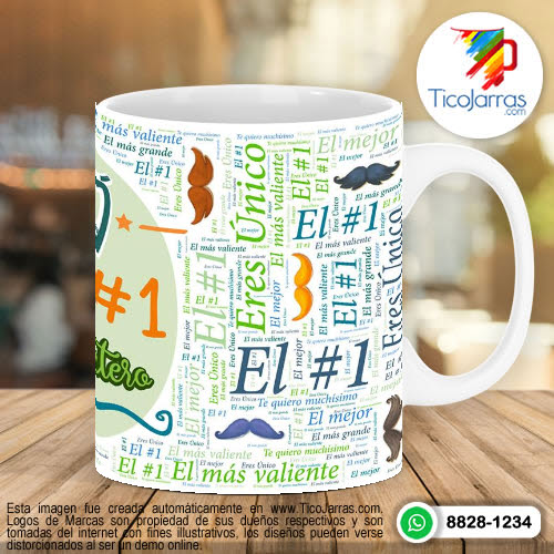 Tazas Personalizadas en Costa Rica Feliz Día del Padre