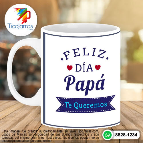 Jarras Personalizadas Feliz Día del Padre