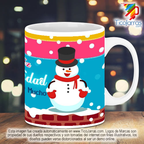 Diseños Personalizadas Taza Navideña