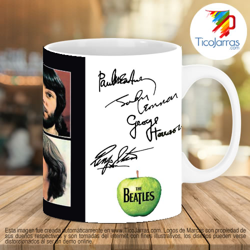 Tazas Personalizadas en Costa Rica Jarra Personalizada The Beatles Let it be 