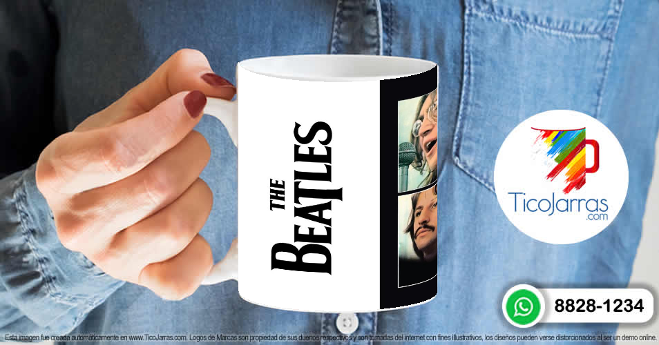 Artículos Personalizados Jarra Personalizada The Beatles Let it be 