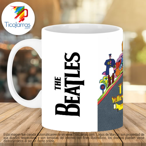 Jarras Personalizadas Jarra Personalizada The Beatles Yellow Submarine