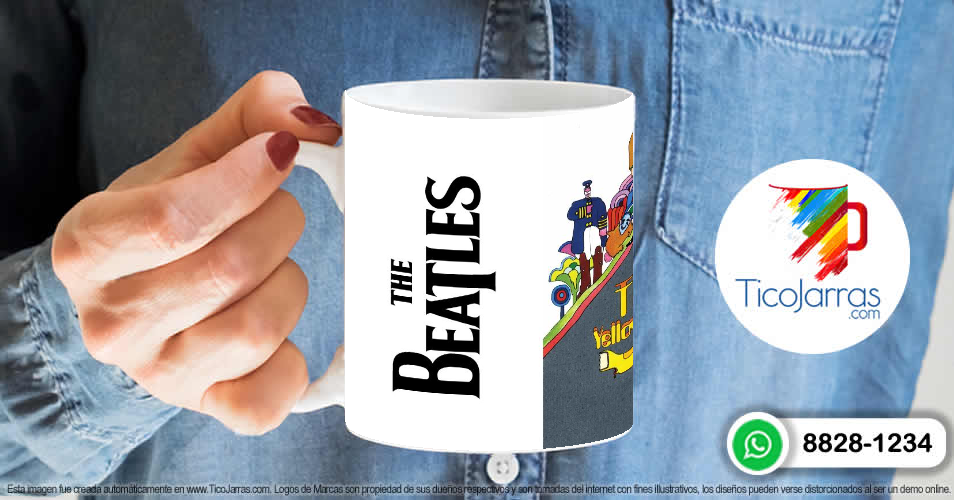 Artículos Personalizados Jarra Personalizada The Beatles Yellow Submarine