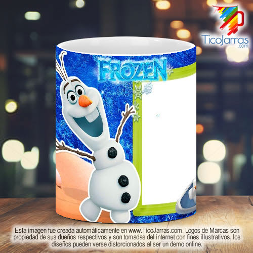 Tazas Personalizadas en Costa Rica Taza Diseños Infantiles - Frozen