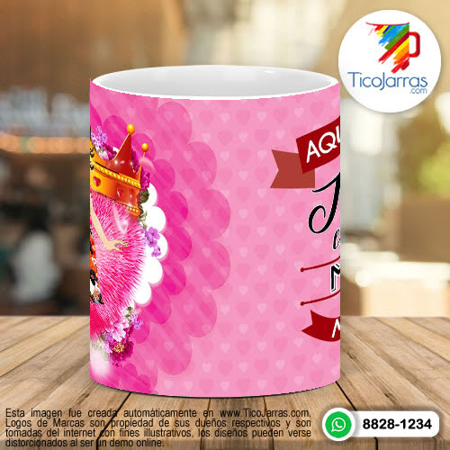 Tazas Personalizadas Aquí Toma la Mejor Mamá