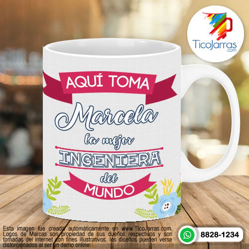 Tazas Personalizadas en Costa Rica Aquí Toma la Mejor Ingeniera