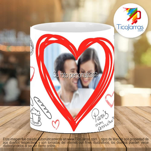 Tazas Personalizadas Paris mon amour