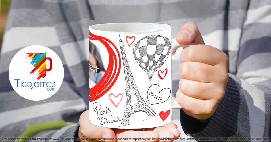 Tazas Personalizadas en Costa Rica Paris mon amour