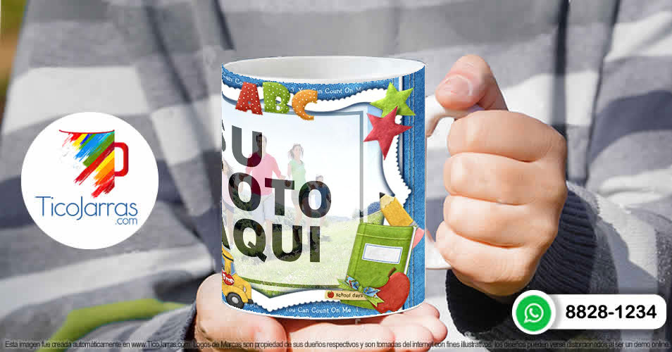 Tazas Personalizadas en Costa Rica Recuerdo de mi Graduación Escolar