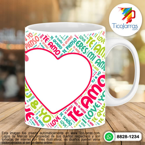 Diseños Personalizadas Te amo I love you