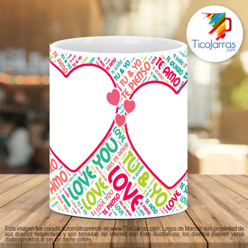 Tazas Personalizadas Te amo I love you