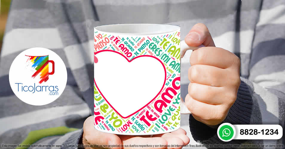 Tazas Personalizadas en Costa Rica Te amo I love you