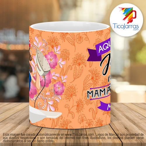 Tazas Personalizadas Aquí toma la mejor mamá soltera del mundo