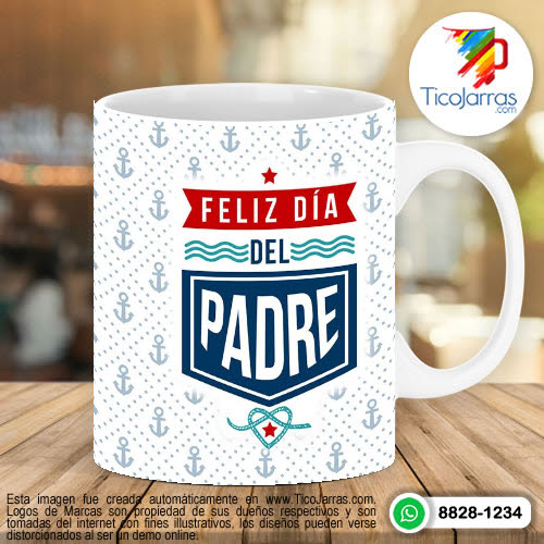 Tazas Personalizadas en Costa Rica Feliz Día del Padre