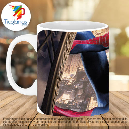 Jarras Personalizadas Taza Spiderman