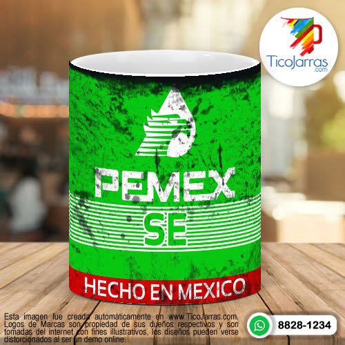 Tazas Personalizadas en Costa Rica Pemex