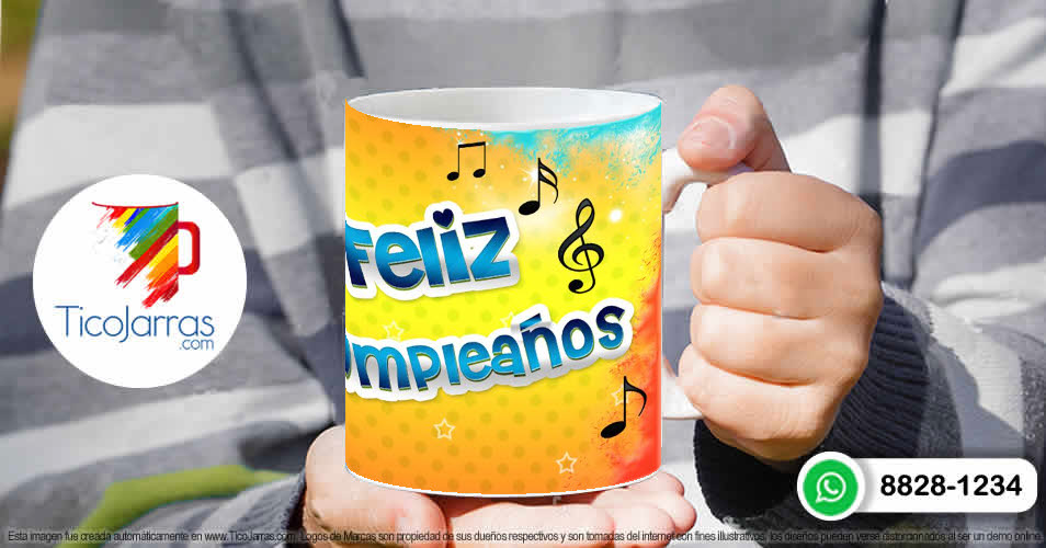 Tazas Personalizadas en Costa Rica Feliz Cumpleaños