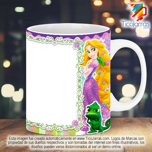 Tazas Personalizadas en Costa Rica Princesa Rapunzel