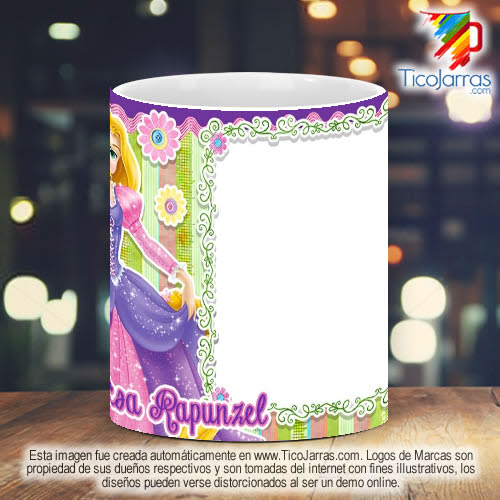 Tazas Personalizadas Princesa Rapunzel