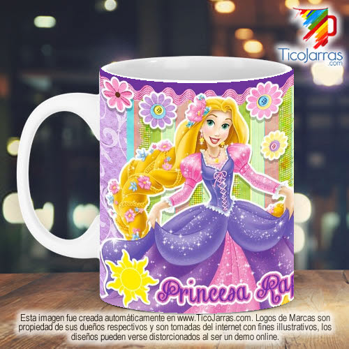 Jarras Personalizadas Princesa Rapunzel