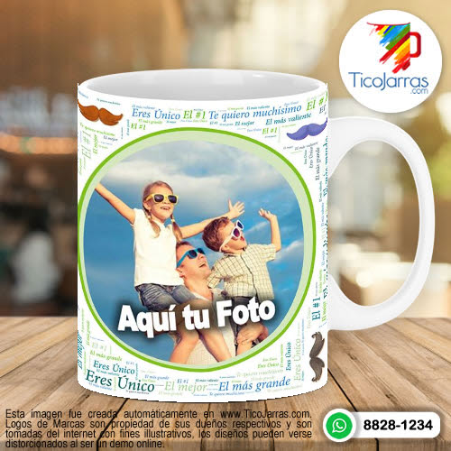 Tazas Personalizadas en Costa Rica Feliz Día del Padre