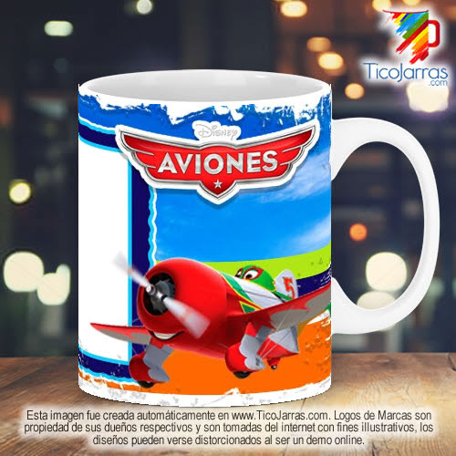 Tazas Personalizadas en Costa Rica Taza Diseños Infantiles - Aviones