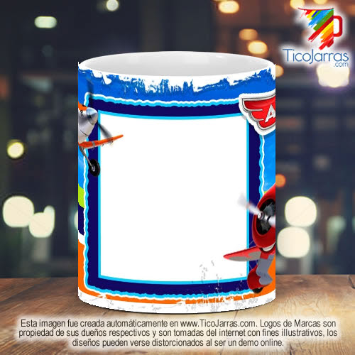 Tazas Personalizadas Taza Diseños Infantiles - Aviones