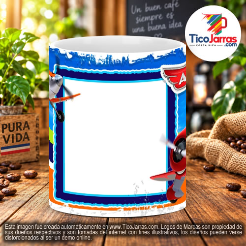 Taza Diseños Infantiles - Aviones - imagen 2