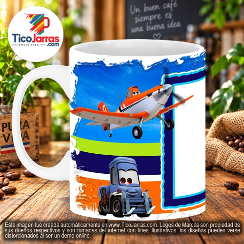 Taza Diseños Infantiles - Aviones - imagen 3