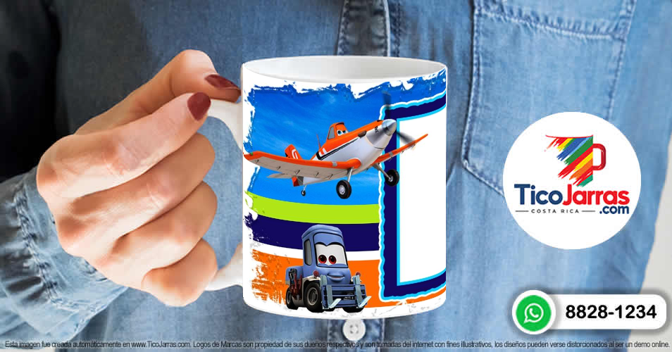 Taza Diseños Infantiles - Aviones - imagen 6