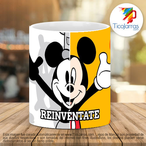 Tazas Personalizadas en Costa Rica Mickey Mouse Reinventate