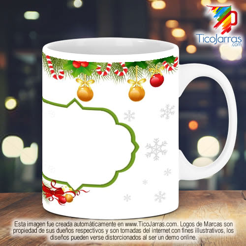 Diseños Personalizadas Taza Navideña