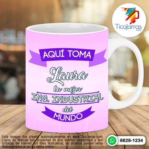 Tazas Personalizadas en Costa Rica Aquí Toma la Mejor Ingeniera Industrial
