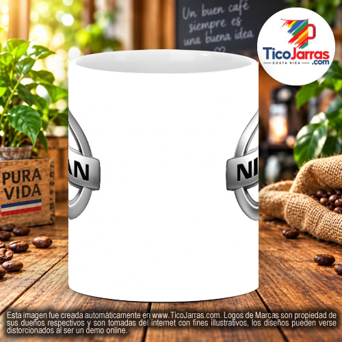 Taza con emblema Nissan - imagen 2