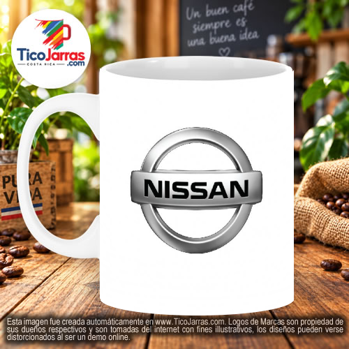 Taza con emblema Nissan - imagen 3