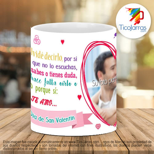 Tazas Personalizadas Por si me olvidé decírtelo