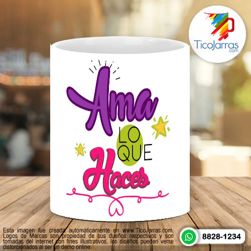 Tazas Personalizadas Ama lo que Haces