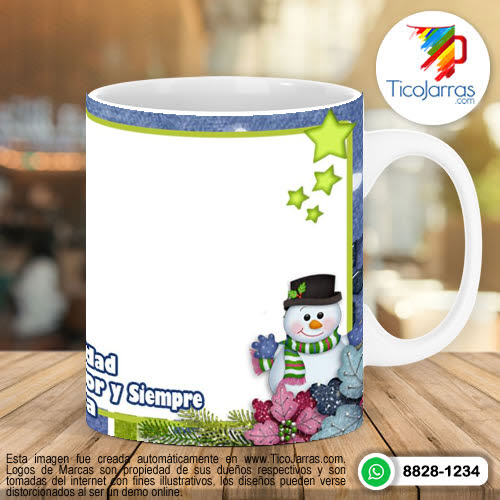 Diseños Personalizadas Taza de Navidad