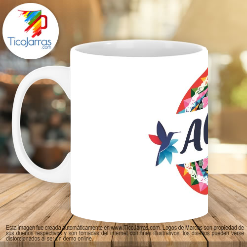 Jarras Personalizadas Taza típica de Costa Rica con nombre