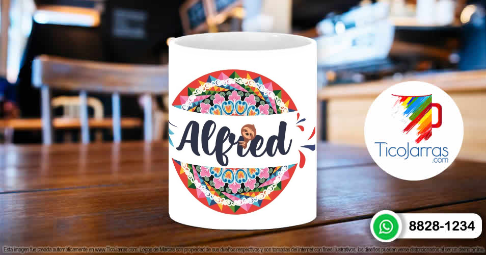 Tazas Personalizadas en Costa Rica Taza típica de Costa Rica con nombre