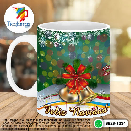 Jarras Personalizadas Taza de Navidad